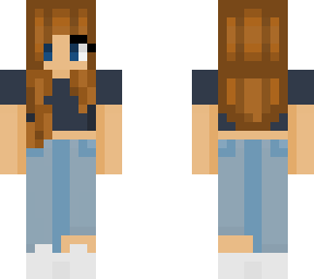 navy top girl!