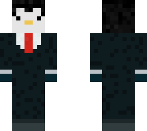 penguin with removable suit