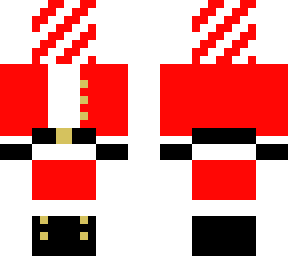 peppermint man in santa suit