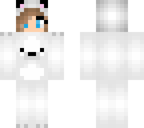 polarbear with a panda head