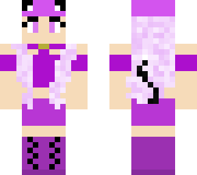 purple cat girl