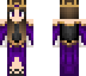 purple dress