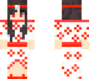 red blossom kimono girl