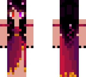red dress