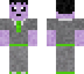 suited purple alien guy