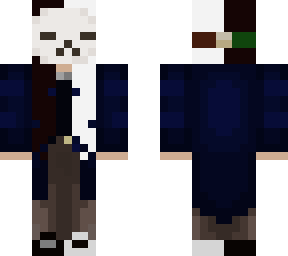 with a mask