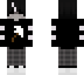 black and white