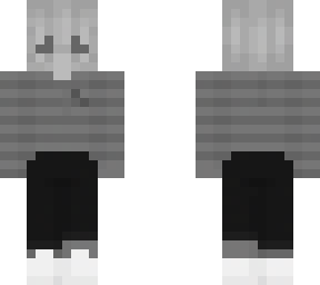 black and white skin (no head band)