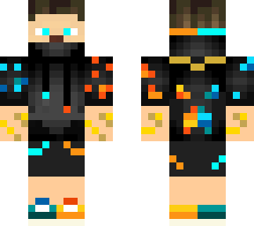 blue and red skin