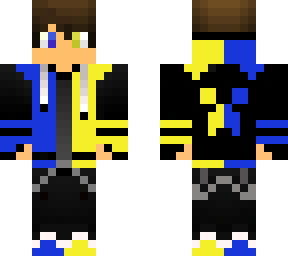 blue and yellow