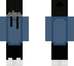 blue sweatshirt
