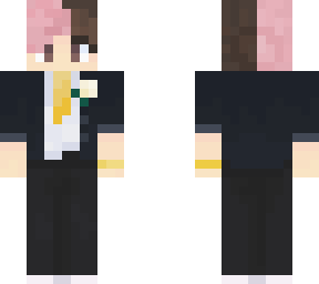 business suit ~ yellow tie