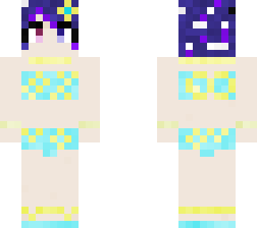 camielka's yellow flower bikini