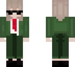 cool person in a suit wearing sunglasses