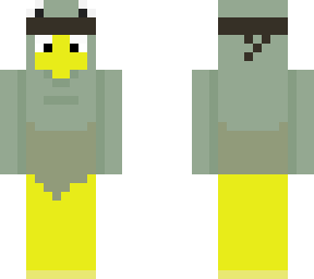 duck in frog hoodie