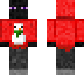 enderman in christmas hoodie