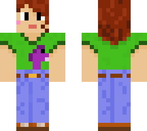 med. brown hair with dino shirt