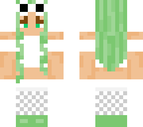 minecraft girl froggy inspired