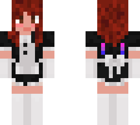 my wife in a maid dress