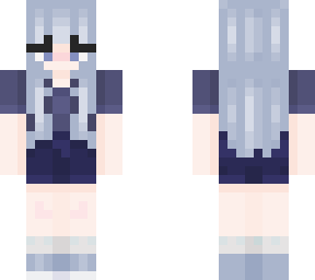 pastel blue girl