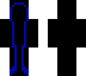 white and blue shadow