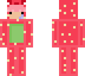 -strawberry frog onesie-