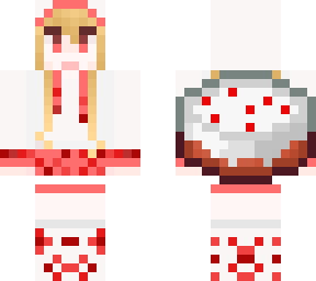 a cute cake girl