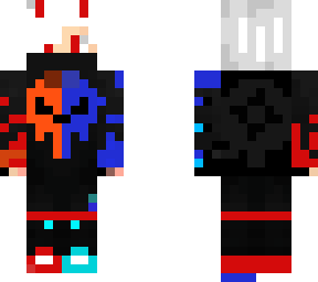 anime fire and water demonic boy