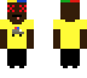 black yellow shirt