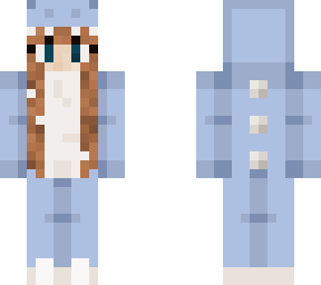blue dino suit
