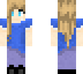blue girl