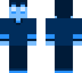 blue man