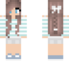 blue stripes girl!
