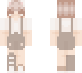 brown haired girl (with cat ears -3-) my first skin!