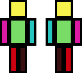 color block person