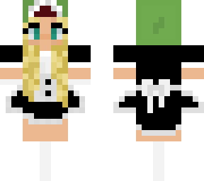dinosaur girl maid skin