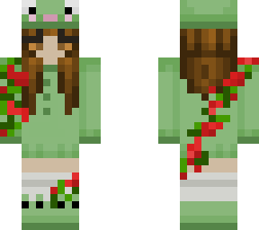 frog rose-vine girl