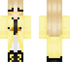 girl in yellow