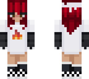 girl sapnap with red hair