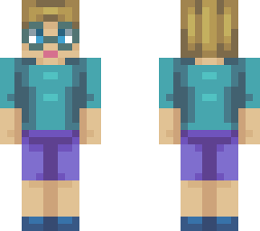 Glasses Girl | Minecraft Skins
