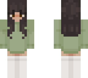 green dress