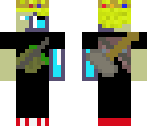 half diamond w/crown and battle axe