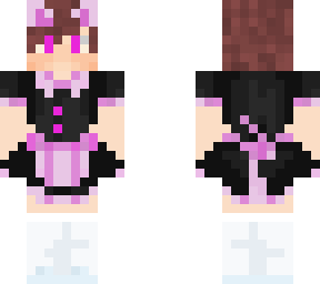 pink cat maid boy