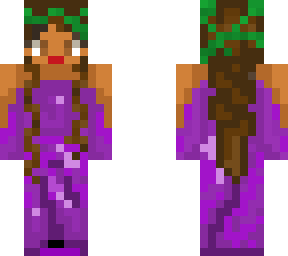 purple dress