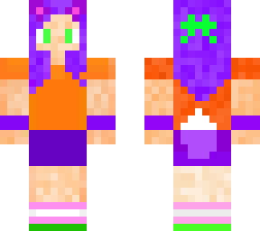 purple fox girl