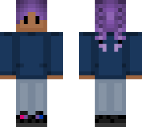 purple hair wilbur soot style skin