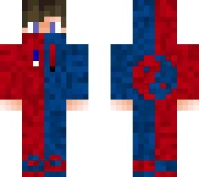 red and blue