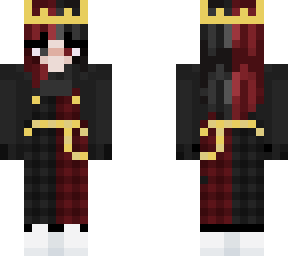 red black overalls