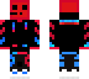 red/blue slime hoodie