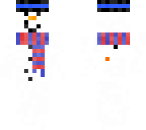 snow man scarf 1023